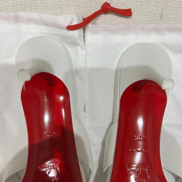 Christian Louboutin Raratonga 55 leather sandal. - Picture 4 of 9